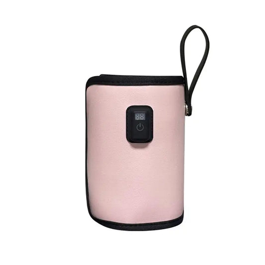 1 Set 7 Temperature Adjust Insulated Breastmilk Warm Bag USB Charging Feeding Bottle