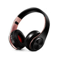 CATASSU Earphone Bluetooth Headphones Over Ear Stereo Wireless Headset Soft Leather