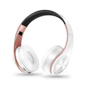 CATASSU Earphone Bluetooth Headphones Over Ear Stereo Wireless Headset Soft Leather