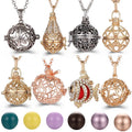 2020 Popular Multi Styles Hollow Vintage Necklace Jewelry Music Ball Pregnancy Bell