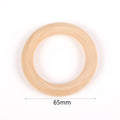 4-50mm 1-1000pcs Natural Wood Beads Round Spacer Wooden Pearl Lead-Free Balls Charms DIY For Jewelry Making Handmade Accessories