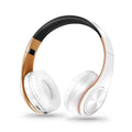 CATASSU Earphone Bluetooth Headphones Over Ear Stereo Wireless Headset Soft Leather