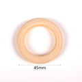 4-50mm 1-1000pcs Natural Wood Beads Round Spacer Wooden Pearl Lead-Free Balls Charms DIY For Jewelry Making Handmade Accessories