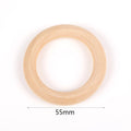 4-50mm 1-1000pcs Natural Wood Beads Round Spacer Wooden Pearl Lead-Free Balls Charms DIY For Jewelry Making Handmade Accessories