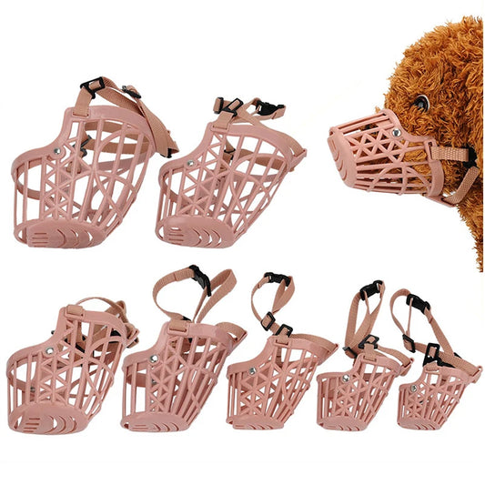 Adjustable Puppy Big Dog Muzzle Safety Breathable Pet Mouth Mask for Small Medium Large
