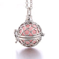 Butterfly Hollow Lava Stone Aromatherapy Cage Pendant Essential Oil Diffuser Aroma