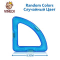 VINEDI Big Size Magnetic Building Blocks Magnetic Tiles Magnet Designer Construction