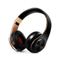 CATASSU Earphone Bluetooth Headphones Over Ear Stereo Wireless Headset Soft Leather