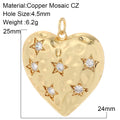 Y2k Boho Evil Blue Eye Heart Necklace for Women Golden Angle Flower Collars Diy Pendant