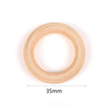 4-50mm 1-1000pcs Natural Wood Beads Round Spacer Wooden Pearl Lead-Free Balls Charms DIY For Jewelry Making Handmade Accessories