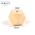 4-50mm 1-1000pcs Natural Wood Beads Round Spacer Wooden Pearl Lead-Free Balls Charms DIY For Jewelry Making Handmade Accessories