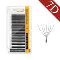 NAGARAKU Automatic Flowering W Shape Bloom 3D 4D 5D 6D 7D 8D Premade Fans Speed Eyelash