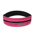 Reflective Elastic Waistband Sport Bag Double Zipper Pocket Running Gym Yoga Waist Belt