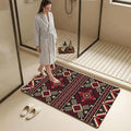 Persian Rug Floor Mat Diatomite Bath Mat Highly Absorbent, Non-Slip, Quick-Drying Bathroom Rug