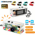 KEBIDUMEI Mini Action Camera Retro Support Memory Card Thumb Keychain Camera 0.96inch