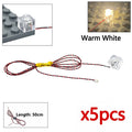DIY 0.8mm Pin 1x1 1x2 1x4 Length 50cm SMD LED 2835 Remote Control Building Block Flash