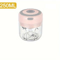 250ML Stainless Steel Electric Garlic Chopper Sturdy Durable Garlic Ginger Kitchen