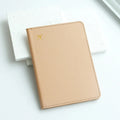 Pure Chic Passport Wallet Faux Leather Lightweight Waterproof Rfid Blocking Slim Vaccine Card Holder Travel Essentials