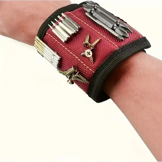 Magnetic Wrist Strap Convenient Tool for Nails Nuts Drill Bits Magnetic Wrist Strap