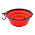 Folding Portable Silicone Dog Feeder Bowl 2 In 1 Pet Dispenser Outdoor Travel Dog Cat