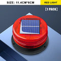 Solar LED Magnetic Warning Light Car Truck Vehicle Wireless Strobe Beacon Flashlight Emergency Signal Night Sensor Flashing