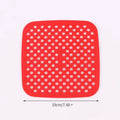 Non Stick Silicone Air Fryer Liner Reusable Cooking Mat for Baking Grilling Oil Tray Protection and Easy Kitchen Cleaning