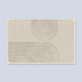 Gray White Geometric Tile Pattern Drying Mat Durable Diatomite Stain Resistant for Rustic Farmhouse Kitchen