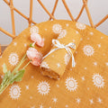 Elinfant 120x110cm Bamboo Cotton Baby Muslin Swaddle Blanket Cute Soft Print Baby Towel