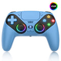 RGB Light Wireless Controller For PS5/PlayStation 5/Pro/Slim/PC Hall Effect Gamepad W/Marco/Turbo NO Drift Game Control Joystick