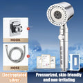 5 Spray ABS Portable Shower Head High Pressure Large Flow Spa Filtered Shower Heads with Stop Button Universal Bathroom Nozzle