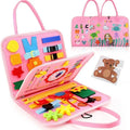 Montessori Kids Travel Toy Felt Activity Quiet Books Busy Board Activity Educational