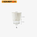 Transparent Double Layer Self Watering Planter, Automatic Water Absorbing Hydroponic