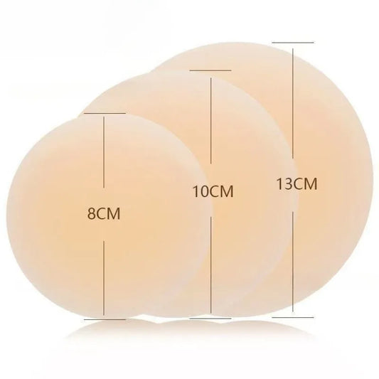 8/10/13cm Seamless Nipple Cover Adhesive Silicone Breast Pasties Women Sticky Invisible