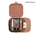 Anti Splash Nail Clipper Kit Portable Manicure Grooming Set Stainless Steel Nail Care