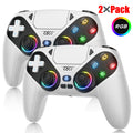 RGB Light Wireless Controller For PS5/PlayStation 5/Pro/Slim/PC Hall Effect Gamepad W/Marco/Turbo NO Drift Game Control Joystick