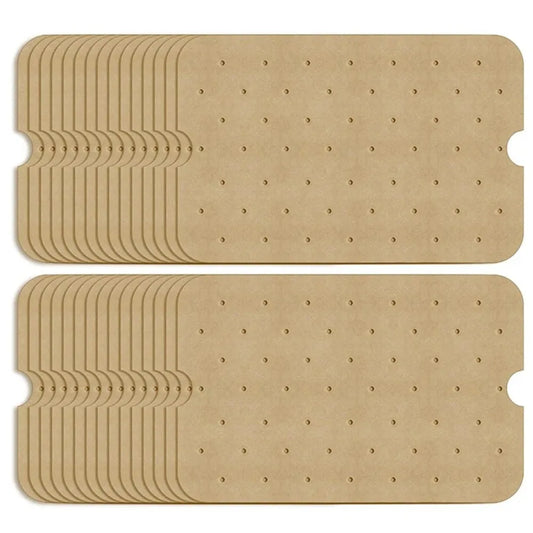 50Pcs Air Fryer Disposable and Convenient Baking Paper Non-stick Oil Absorbing Perforated Air Fryer Lining Baking Tools
