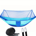 2-In-1 Camping Hammock With Mosquito Net 1.6lbs Ultralight Parachute Nylon Hanging Bed