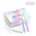 MAYOOC Mini Eyebrow Brush Brow Perm Brush Disposable Brow Lifting Brushes Bendable Micro Eyelash Brush Applicators Tools