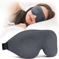Unisex 3D Contoured Sleep Mask, Groove Molded Design Memory Foam Light Blocking Eyemask, Soft Comfortable for Travel Yoga Nap