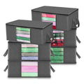 1/3/6PCS Foldable Clothes Storage Bag Large Capacity Blanket Storage Bag Storage