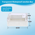 IP67 Plastic Transparent Waterproof Enclosure Box for Outdoor Electronic Projects