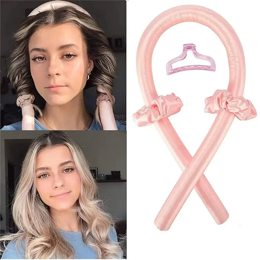 Satin Heatless Curling Ribbon Set