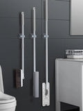 Mop Storage Rack Bathroom Suction Hanging Pipe Traceless Mop Clip Broom Hanger Wall