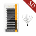 NAGARAKU Automatic Flowering W Shape Bloom 3D 4D 5D 6D 7D 8D Premade Fans Speed Eyelash