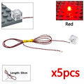 DIY 0.8mm Pin 1x1 1x2 1x4 Length 50cm SMD LED 2835 Remote Control Building Block Flash