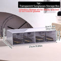1pc Glasses Multifunctional Transparent Acrylic Tabletop Storage Box Drawer Style Female Sunglasses Sunglasses Organizer