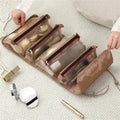4-in-1 Removable Makeup Bag Foldable Travel Cosmetic Organizer Waterproof Nylon Multi