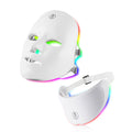 7 Colors Led Facial Mask With Neck Red Light Therapy Mask For Skin Tightening Lifting