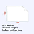 Premium Whiteboard Wall Sticker Static Cling, No Adhesive No Damage To Wall, Easy To