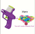 Colorful Flying Discs Set Cat Dog Toy Pet Toy Gun Launcher Interactive Toys for Kitten